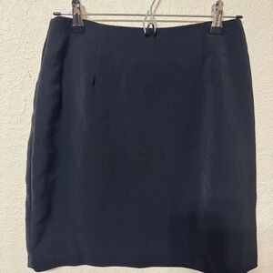 Vintage Briggs Pencil Skirt Suit Separate Black Size 8